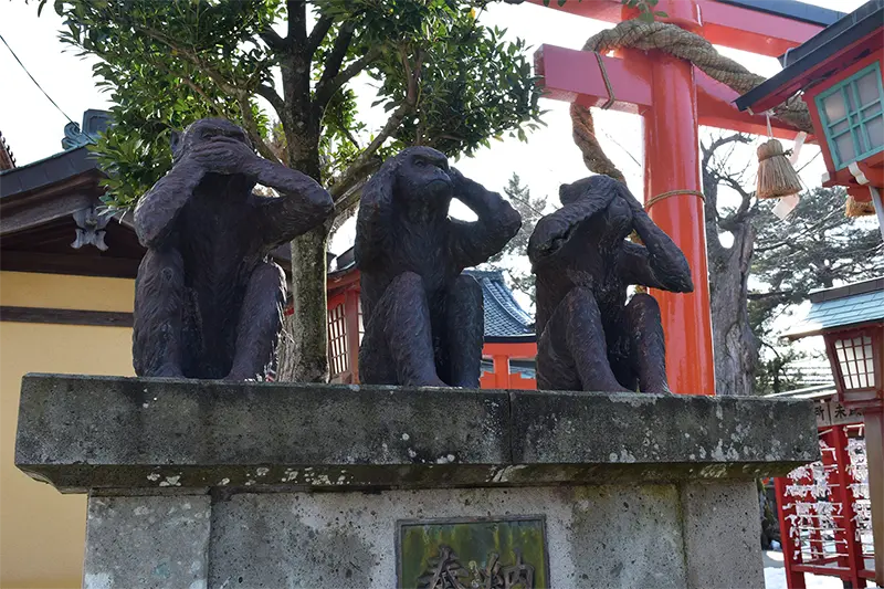 日吉大神様のお使い魔除け神猿